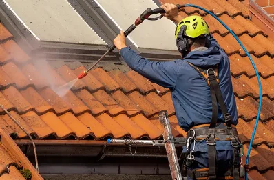 Démoussage et hydrofuge de toiture à Challonges